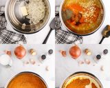 A picture of step 3 of Instant Pot Pumpkin Soup.
