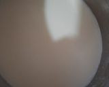 A picture of step 2 of Blueberry milk shake😋.