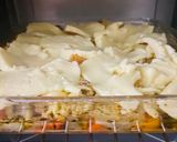 Foto del paso 4 de la receta: PASTEL SALADO DE COLIFLOR Y CALABAZA 🤩😋😋 CON MUCHO QUESO 🧀 🥦🥦🧅🫑🎃🧀🍲