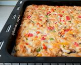 عکس مرحله 7 از دستور پیتزا مرغ و قارچ 🍗🍄🍕