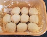 A picture of step 3 of Wholewheat flat breads.