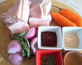 Foto del paso 1 de la receta: Cerdo escabechado con huacatay 👍🇵🇪