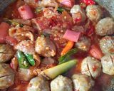 Foto langkah ke 5 dari resep Oseng Pedas Bakso Krecek.