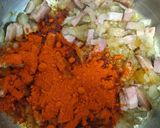 Csopaki aprópecsenye füstölt sonkával 🍲 recept fázis 3 fotója