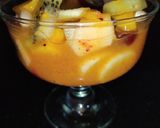 A picture of step 4 of Fruit Chaat With Orange Juice 🍊 😋.