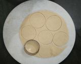A picture of step 2 of Golgappa with 4 Flavorful Waters.