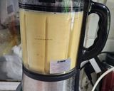 Hình bước làm 3 của món Sữa đậu lăng + bí đỏ + hạt điều 🧆🧆🥜🥭