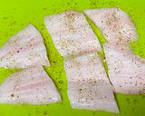 A picture of step 1 of Fried Sole with Boiled Egg Mayo Sauce.
