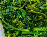 A picture of step 3 of Chinese Kailan Namul.