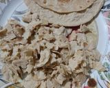 A picture of step 1 of Roti pithi.