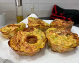 Foto del paso 3 de la receta: Muffins saludables de calabacín y queso