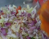 A picture of step 3 of One bite potato salad in papar.