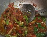 A picture of step 1 of Sabzi pulao.