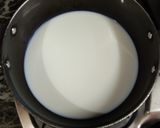 A picture of step 2 of Sabudana kheer.