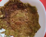 A picture of step 2 of Moong daal chilla.