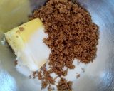 A picture of step 4 of Oreo banana bread.