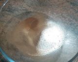 A picture of step 1 of Anti-Gravity Cake (cotton sponge cake).