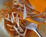A picture of step 4 of Arbi ki sabji.