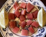 A picture of step 4 of California Farm Tuna Hot Pot Fondue.