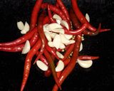 लाल मिरचीचा ठेचा (laal mirchi cha thecha recipe in marathi) रेसिपी स्टेप 1 फोटो 
