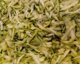 Cukkínis vöröslencsés vagdalt recept fázis 2 fotója