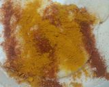 A picture of step 1 of Cheese filled idli.