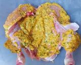 A picture of step 3 of Roast Chicken with Baharat Sauce and Sindhi Biryani.