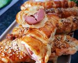 Une image de l'étape 6 de Feuilletés saucisses fromage 😋#février.