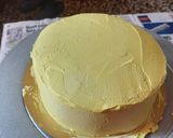 A picture of step 8 of Mother's day special rasmalai cake.