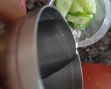 A picture of step 2 of Cucumber cooler.