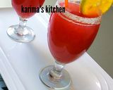 A picture of step 1 of Watermelon pineapple lemonade.