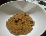 A picture of step 3 of Toorai(ridge gourd) peels k shami kabab.