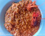 Foto del paso 7 de la receta: Arroz meloso con gambas rojas y sepia