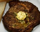 A picture of step 4 of Garlic and Chives Compound Butter.