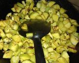 A picture of step 4 of Ridge gourd (turai ki sabji).