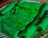 Foto langkah ke 4 dari resep Dadar gulung pasta pandan.