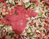 A picture of step 2 of Rajma chaat/Salad.