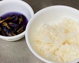 A picture of step 1 of Blue Mountain Rice.