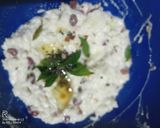 A picture of step 3 of Curd Rice.