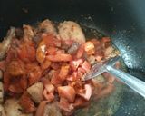 A picture of step 4 of South African Biryani.