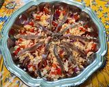 Une image de l'étape 13 de Salade de riz aux anchois, tomate, poivron et oignon rouge.