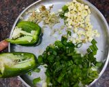A picture of step 4 of Cabbage Manchurian.