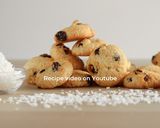 A picture of step 1 of Coconut Raisin Cookies.