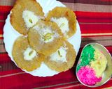 A picture of step 5 of Rabdi Malpua.