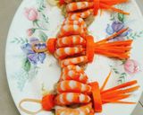 Hình bước làm 2 của món Tôm lồng đèn