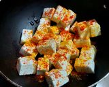 A picture of step 2 of Kadhai Paneer.
