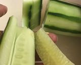 Foto del paso 5 de la receta: Chuleta de cerdo con pepino a la hierbabuena