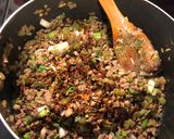 A picture of step 8 of Dirty rice.