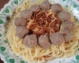 Foto langkah ke 3 dari resep Spaghetti Bolognese Spicy.