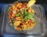 A picture of step 3 of Cornflakes Bhel.